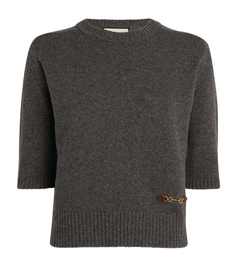 gucci cashmere sweater|gucci sweatshirt women's.